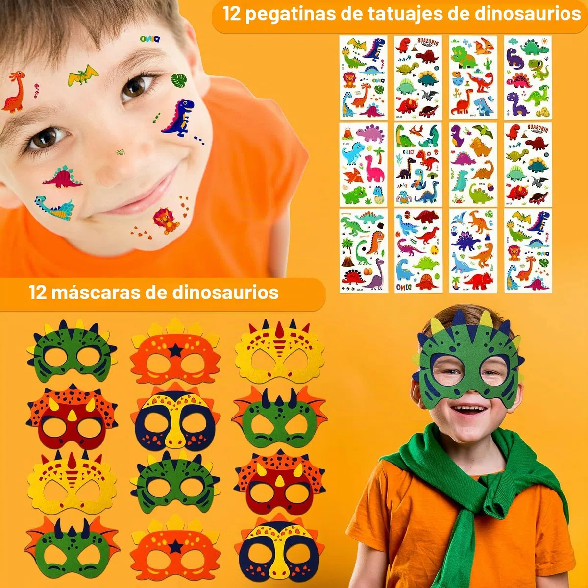 230PCS Dinosaurios Pinata Cumpleaños Niños - Bolsa de Regalo de Dinosaurio Juguetes Dinosaurio Pegatinas Cumpleaños Piñata Dinosaurios Regalo para Niños, Relleno Piñata Infantil